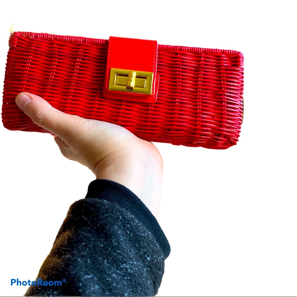 🌟3 for $25/J. Crew Rattan Clutch